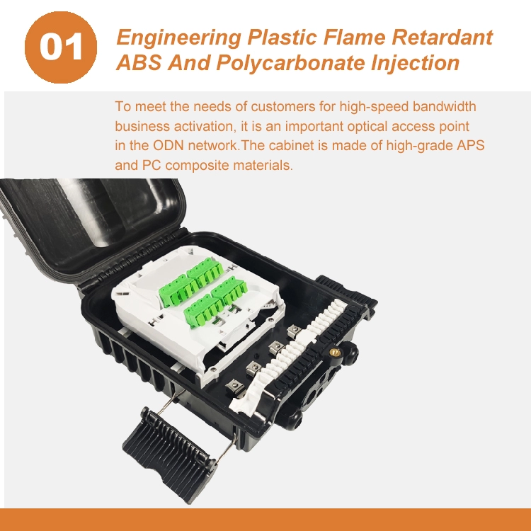 Outdoor IP65 16 Core FTTH FDB Fiber Optic Distribution Box 0